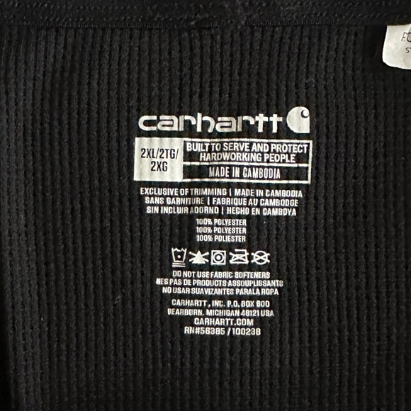 Carhartt Force Black Thermal Pants - Picture 2 of 4